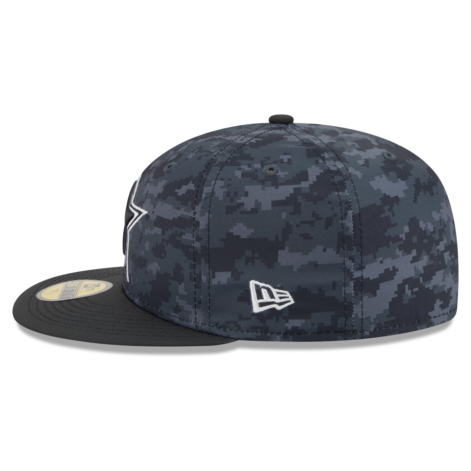 Men's New Era Black Dallas Cowboys 2026 Salute To Service 59FIFTY Fitted Hat