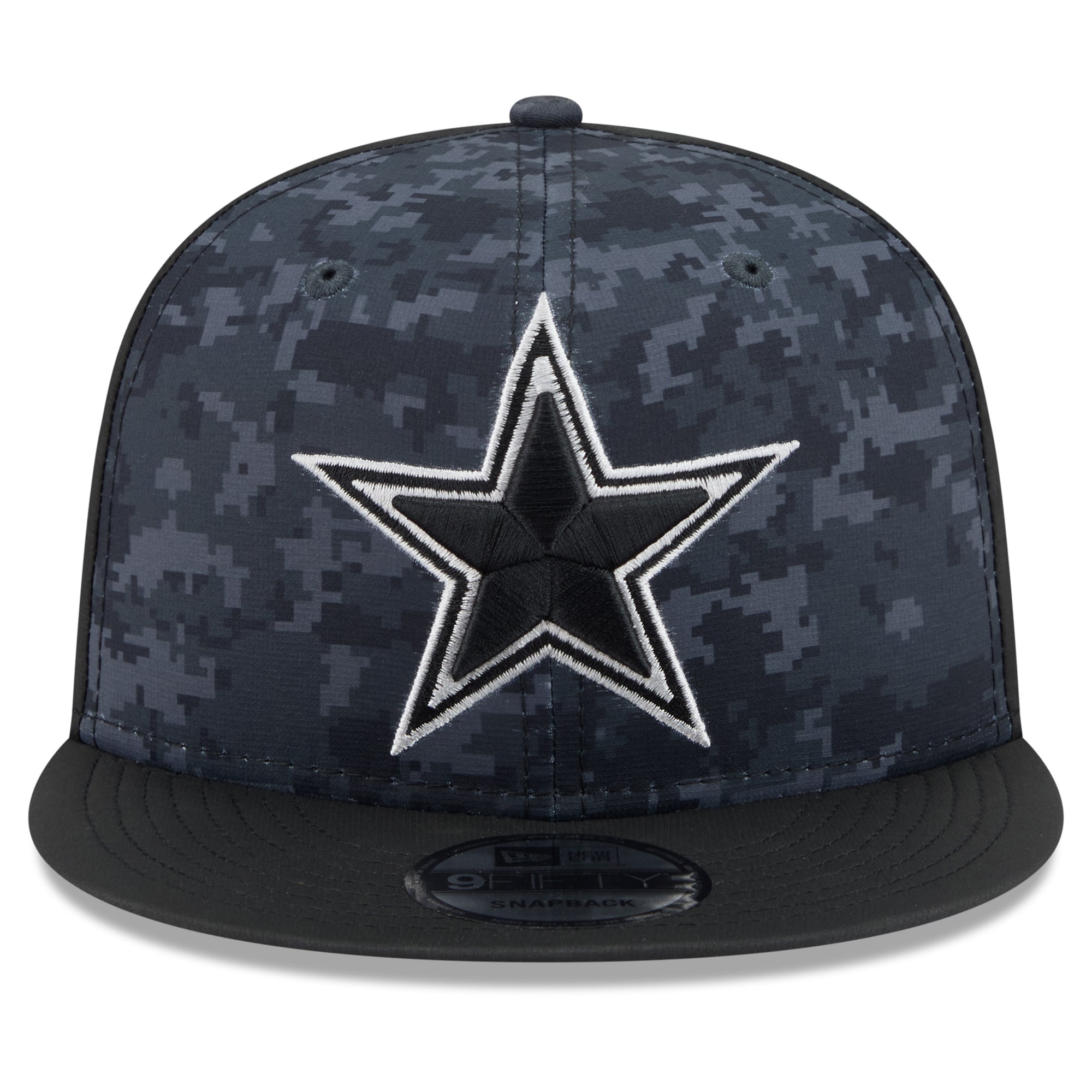 Men's New Era Black Dallas Cowboys 2026 Salute To Service 9FIFTY Snapback Hat