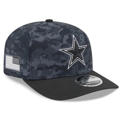 Dallas Cowboys New Era 2026 Salute To Service 9SEVENTY Adjustable Hat - Black