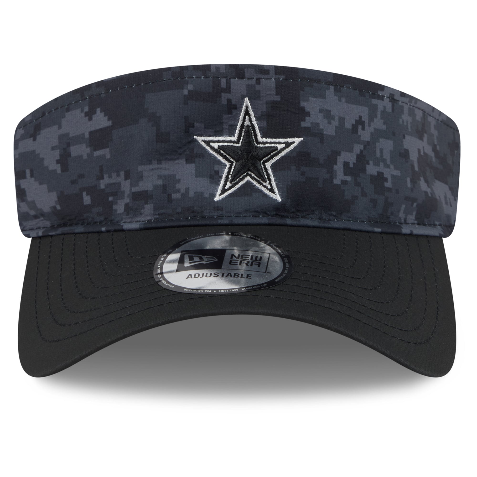 Men's New Era Black Dallas Cowboys 2026 Salute To Service Adjustable Visor