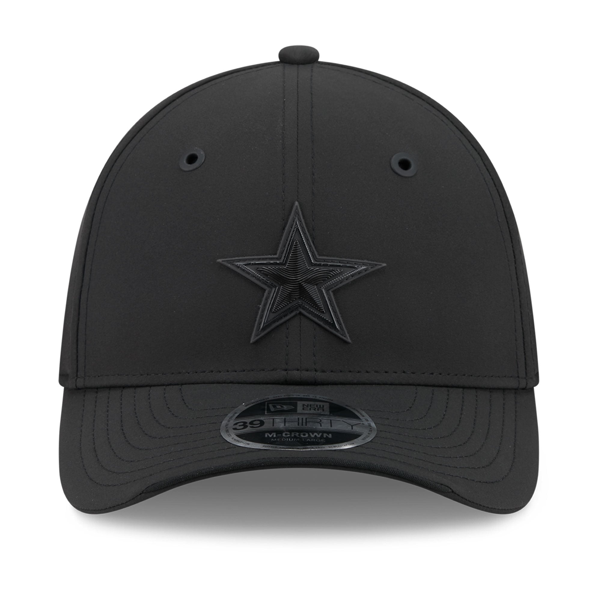 Casquette extensible New Era Dallas Cowboys 2026 Sideline 39THIRTY M-Crown noire pour homme