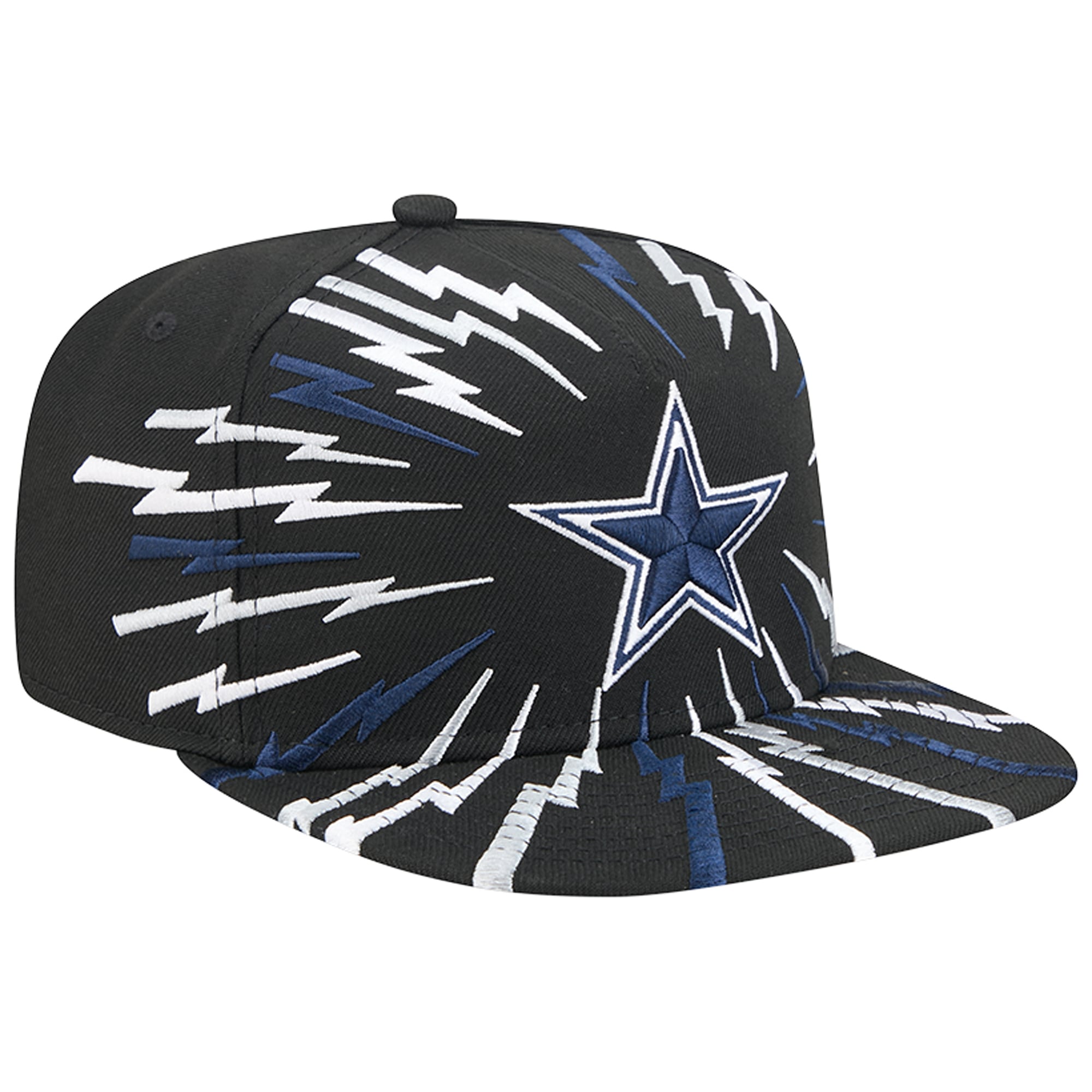 Casquette snapback New Era 9FIFTY Bolt A-Frame noire Dallas Cowboys pour homme