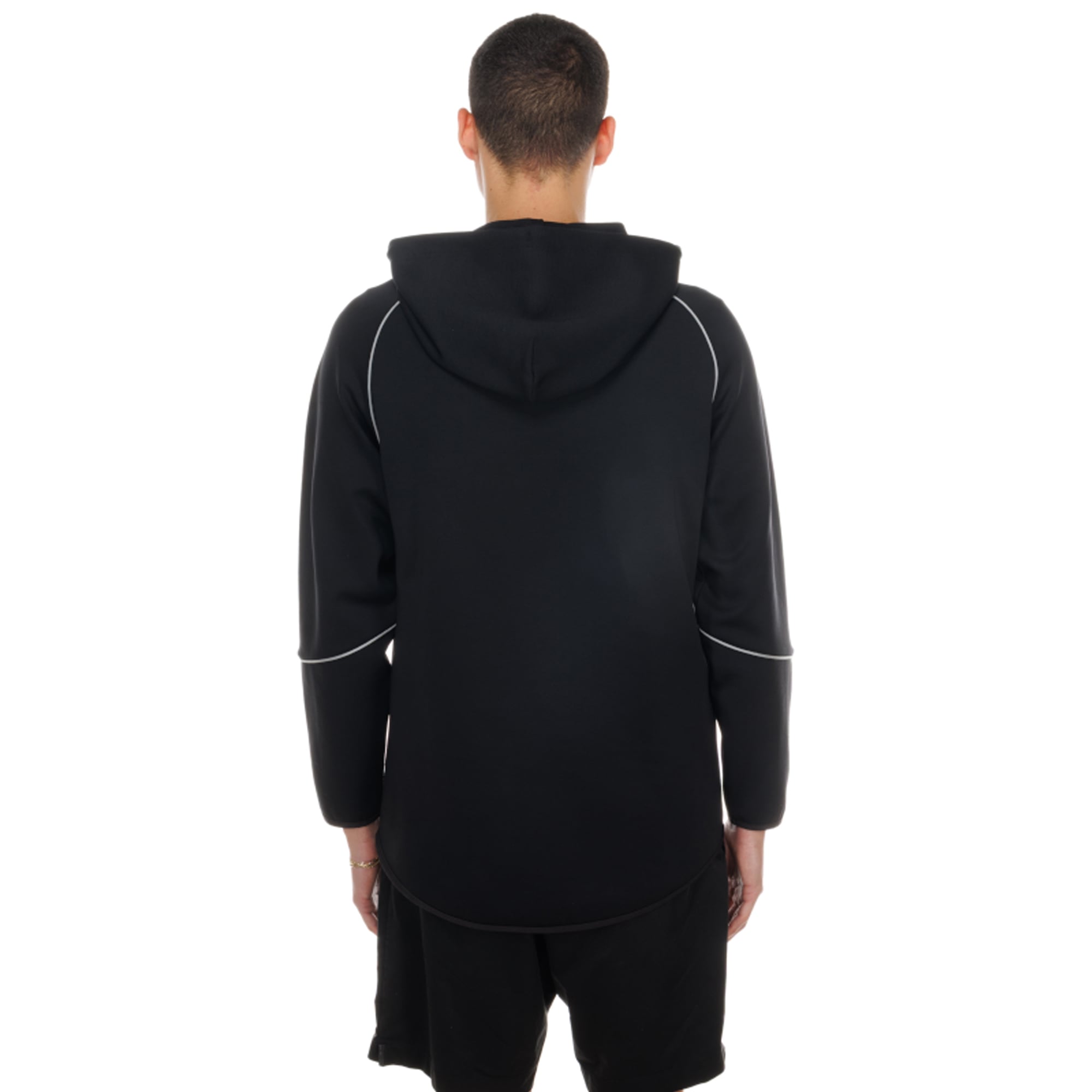 Men's New Era  Black Dallas Cowboys Combine Authentic Raglan Full-Zip Hoodie