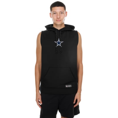  Dallas Cowboys New Era Combine Authentic Sleeveless Hoodie - Black