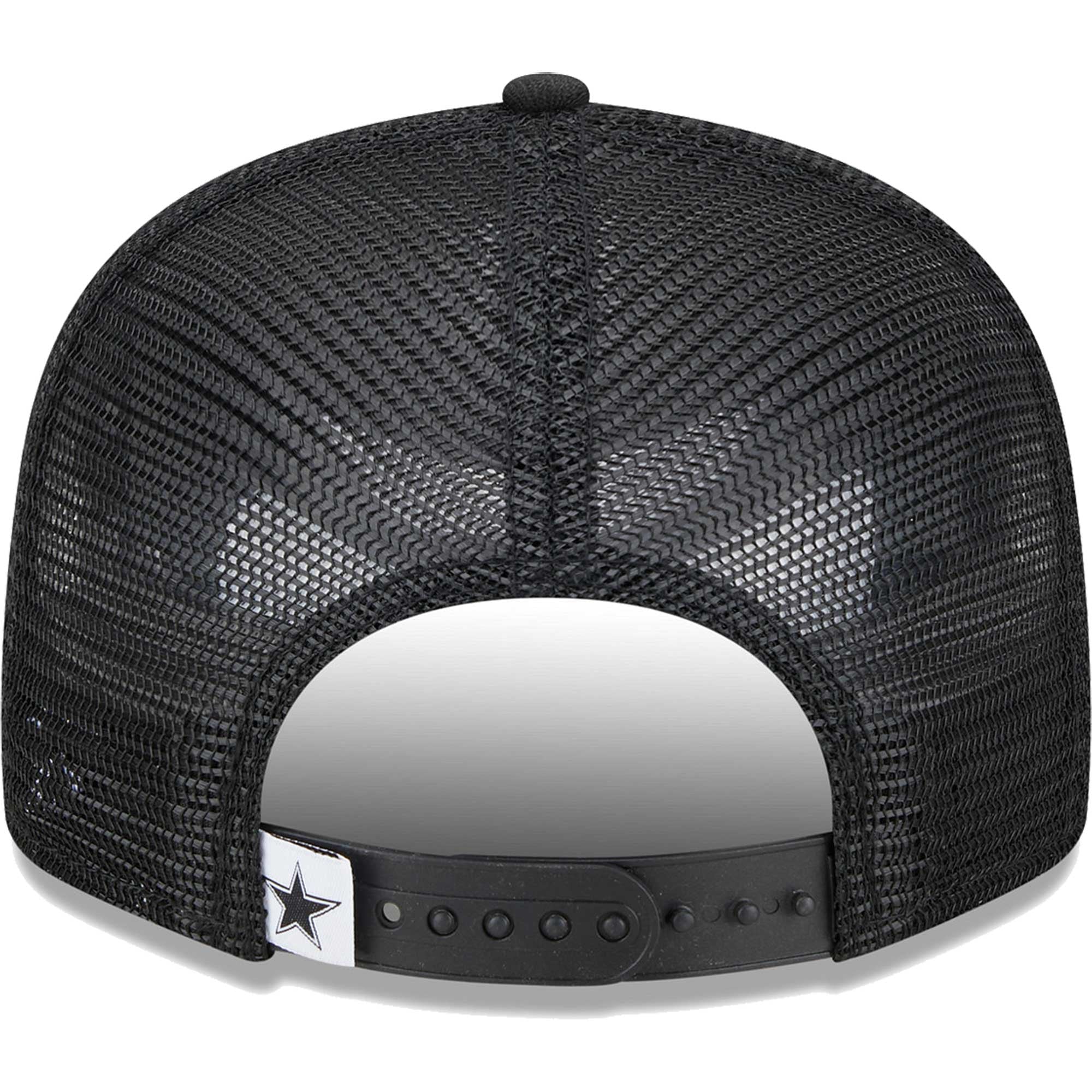 Men's New Era Black Dallas Cowboys  Main Trucker 9FIFTY Snapback Hat