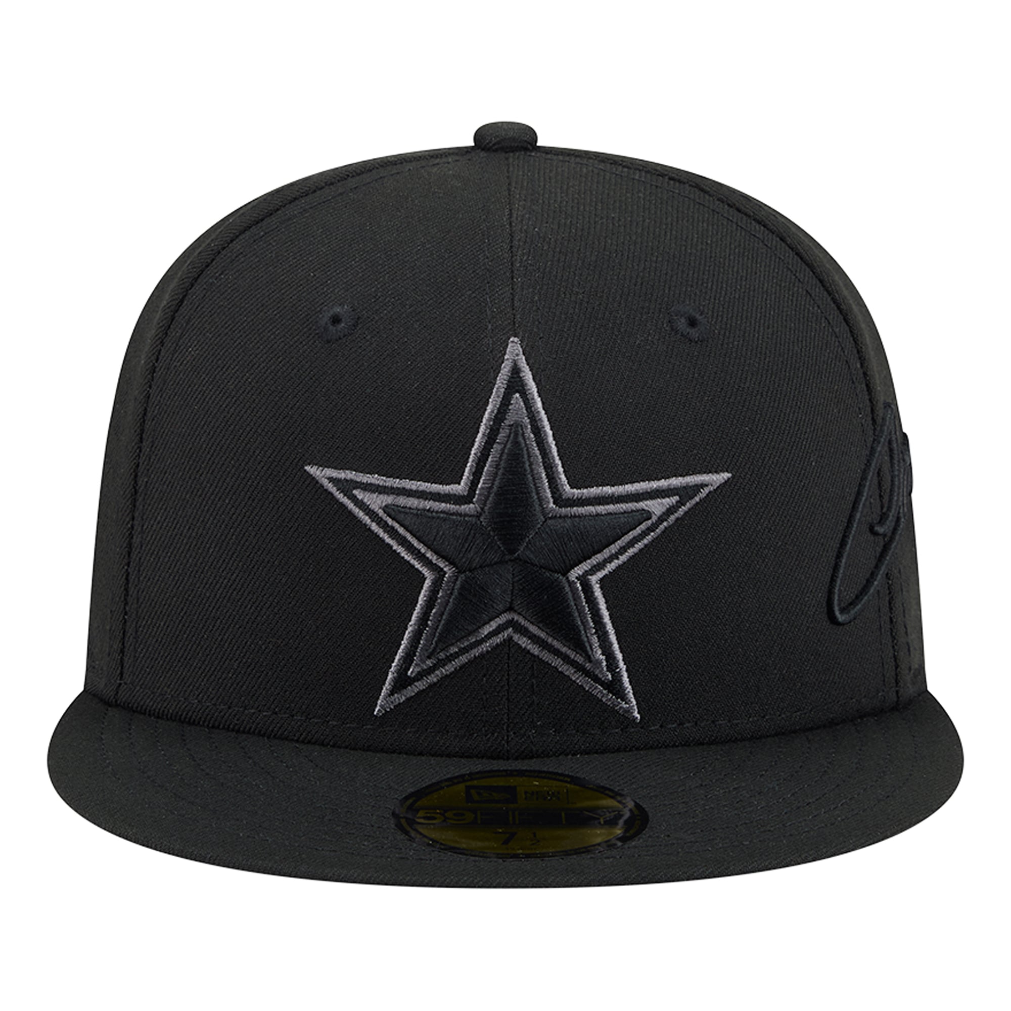 Casquette ajustée New Era 59FIFTY pour homme, bleu marine, Dallas Cowboys, inscription latérale