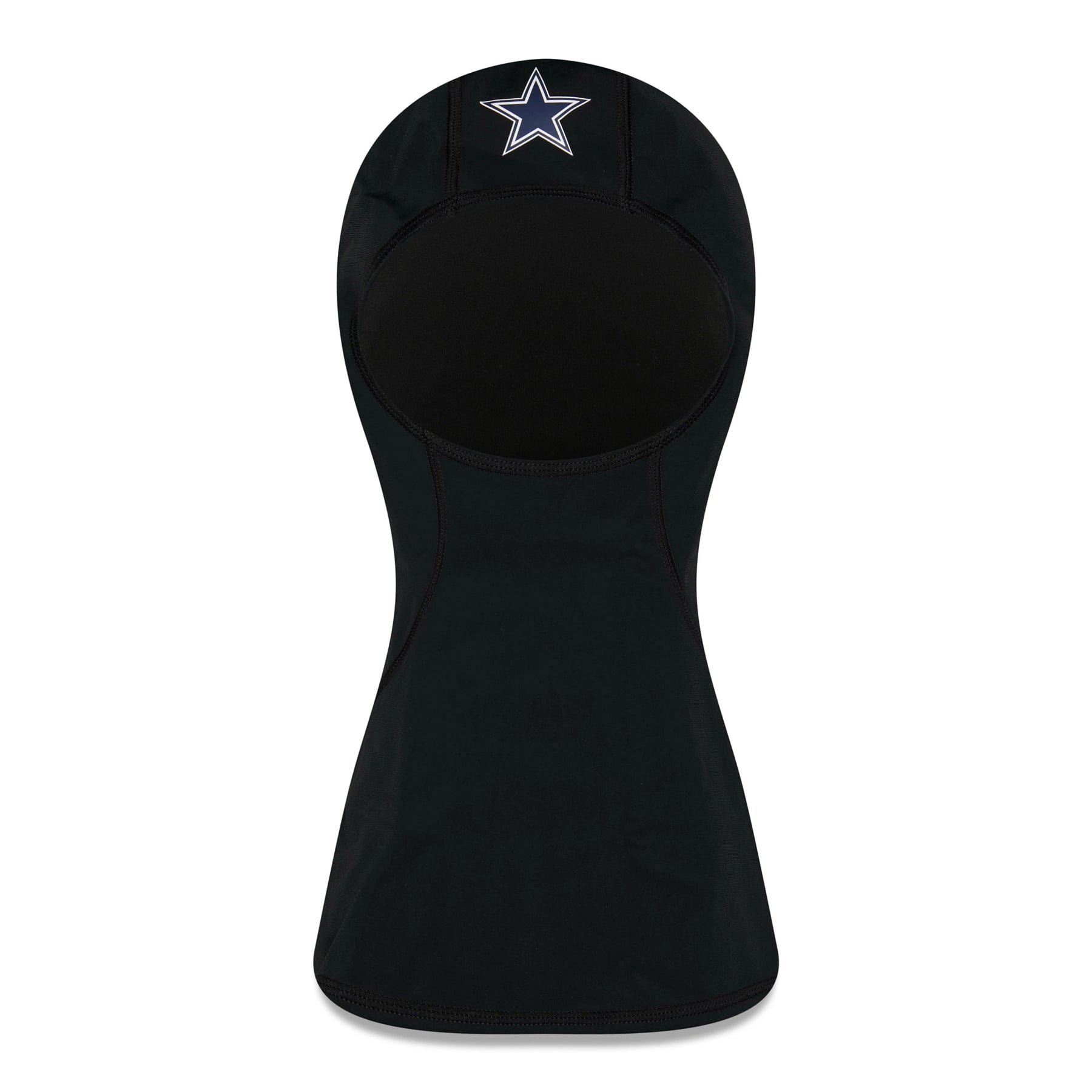 Cagoule officielle New Era noire pour homme, modèle Dallas Cowboys, en bord de touche