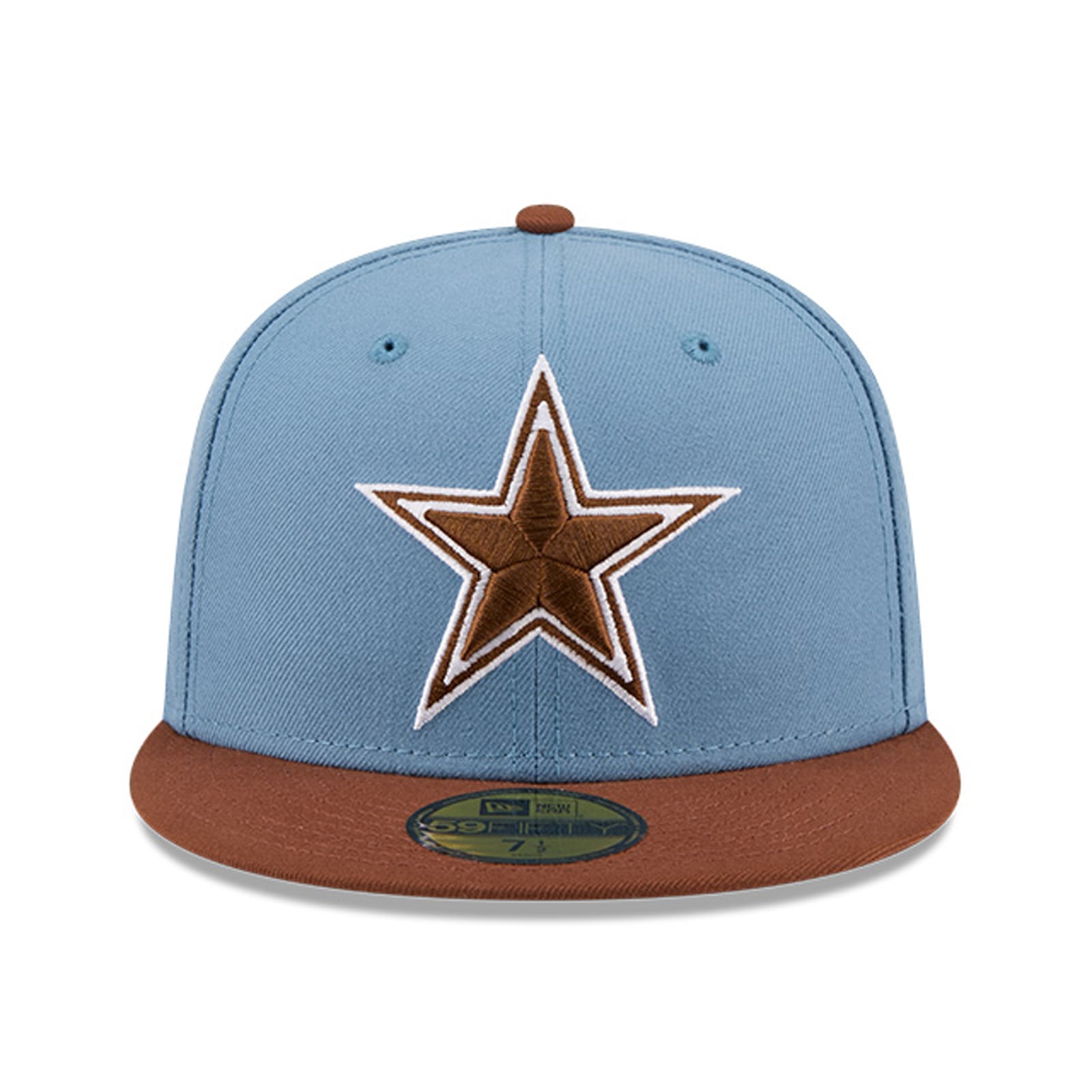 Casquette ajustée New Era 59FIFTY pour homme, coloris olive/marron, Dallas Cowboys