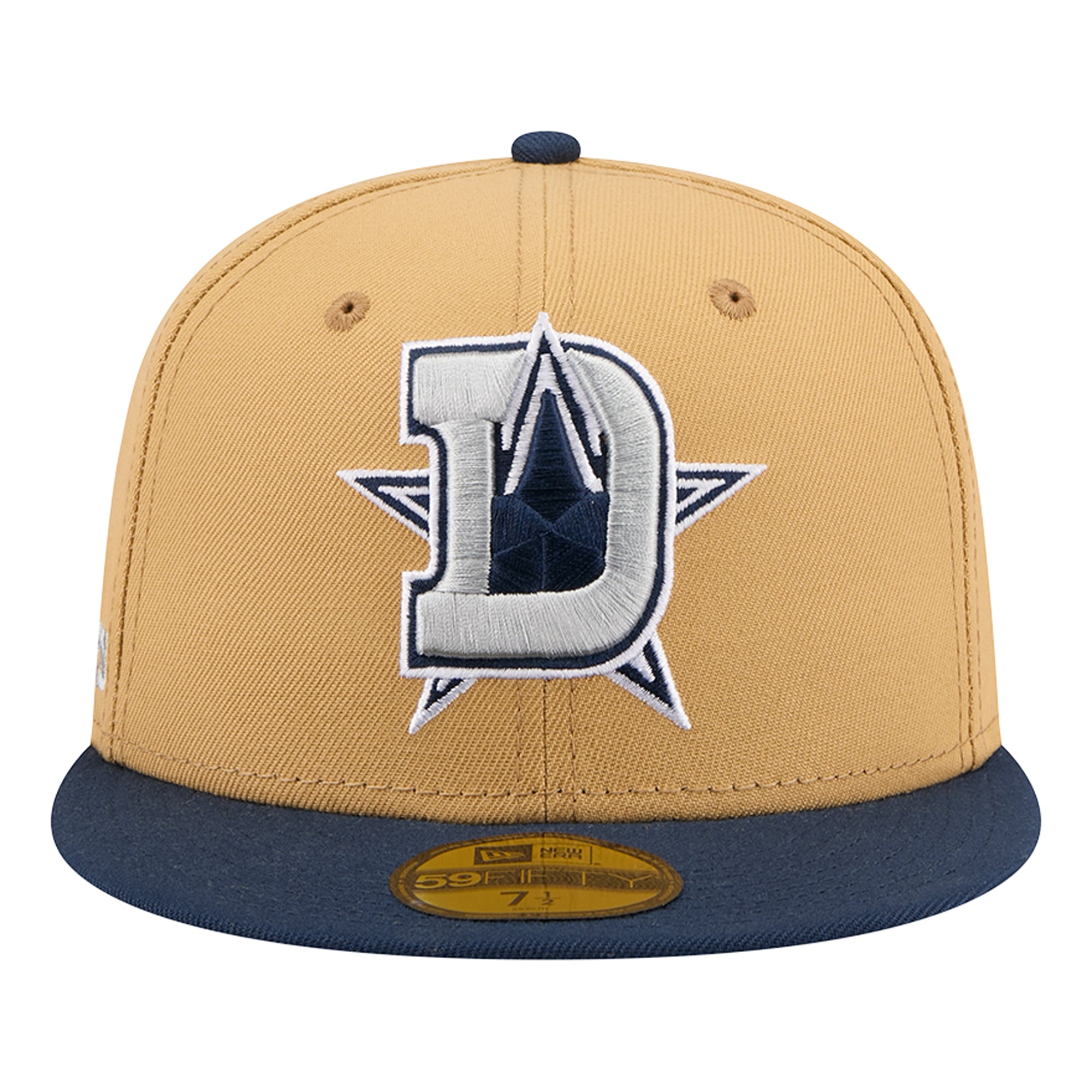 Men's New Era Cream/Navy Dallas Cowboys Deceptor 59FIFTY Fitted Hat