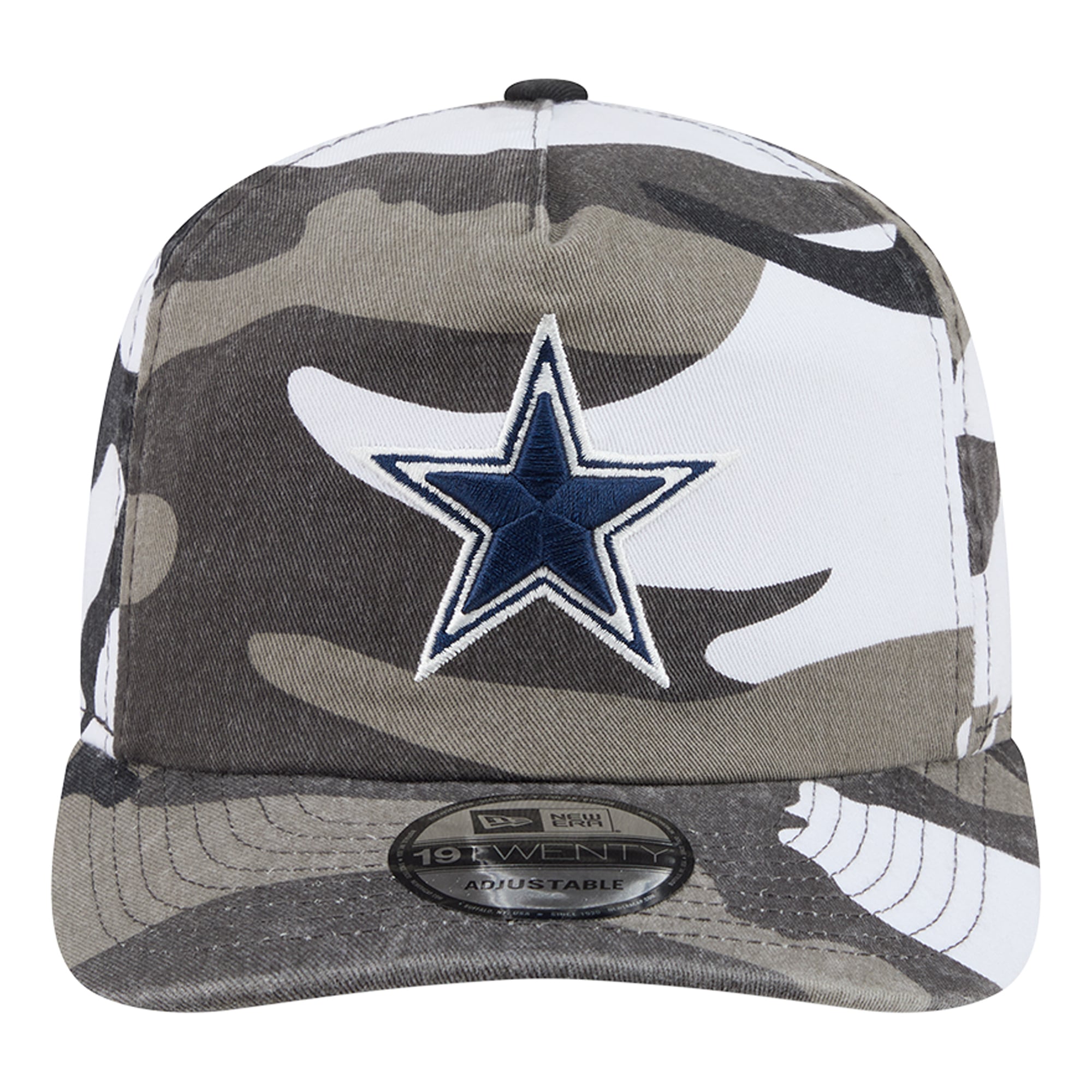 Men's New Era  Camo Dallas Cowboys Washed Camo Adjustable Hat