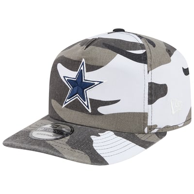  Dallas Cowboys New Era Washed Camo Adjustable Hat - Camo