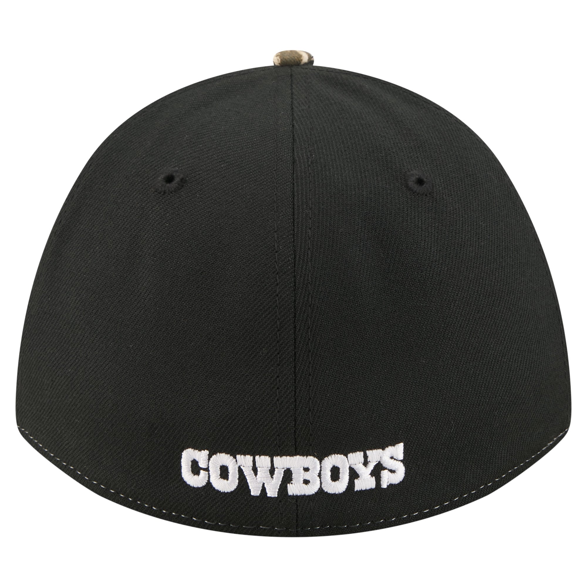 Men's New Era Camo/Black Dallas Cowboys Team Collection RealTree 39THIRTY M-Crown A-Frame Flex Hat
