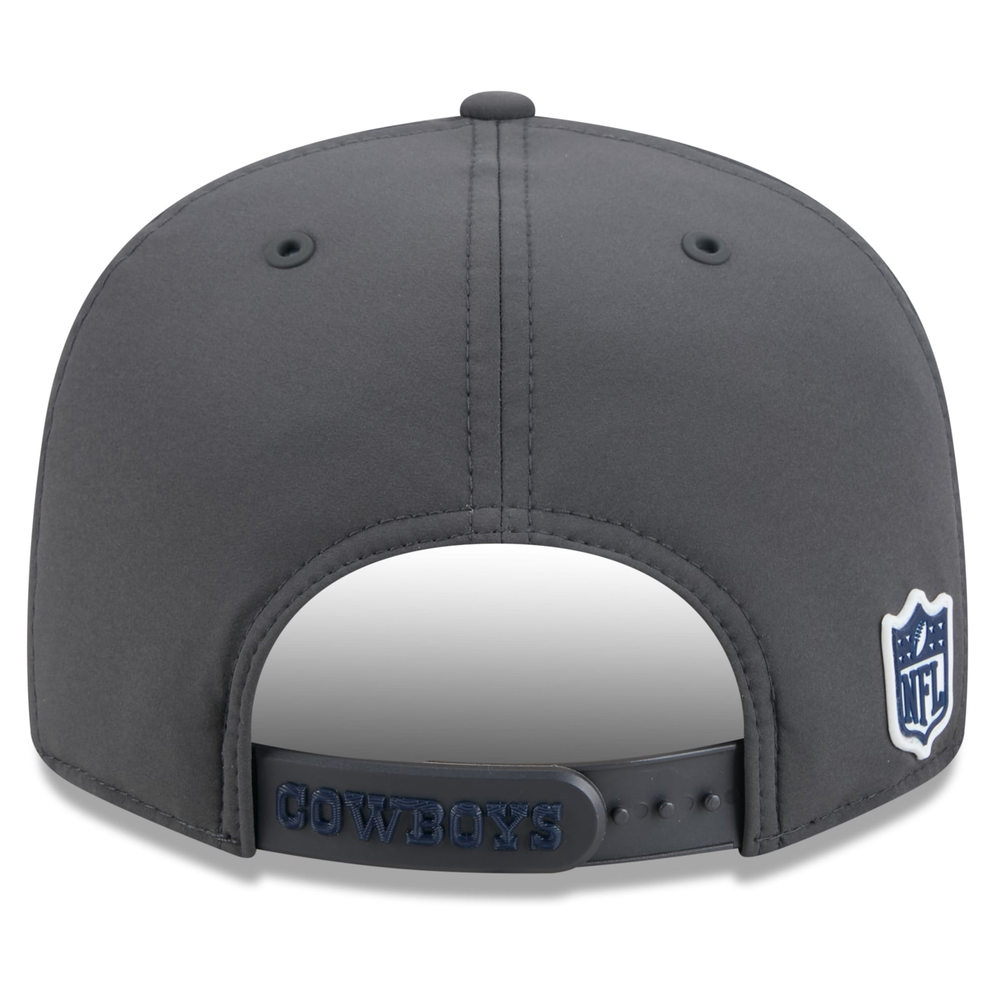 Casquette snapback New Era 9FIFTY pour homme, couleur anthracite, Dallas Cowboys 2026, idéale pour les temps froids.