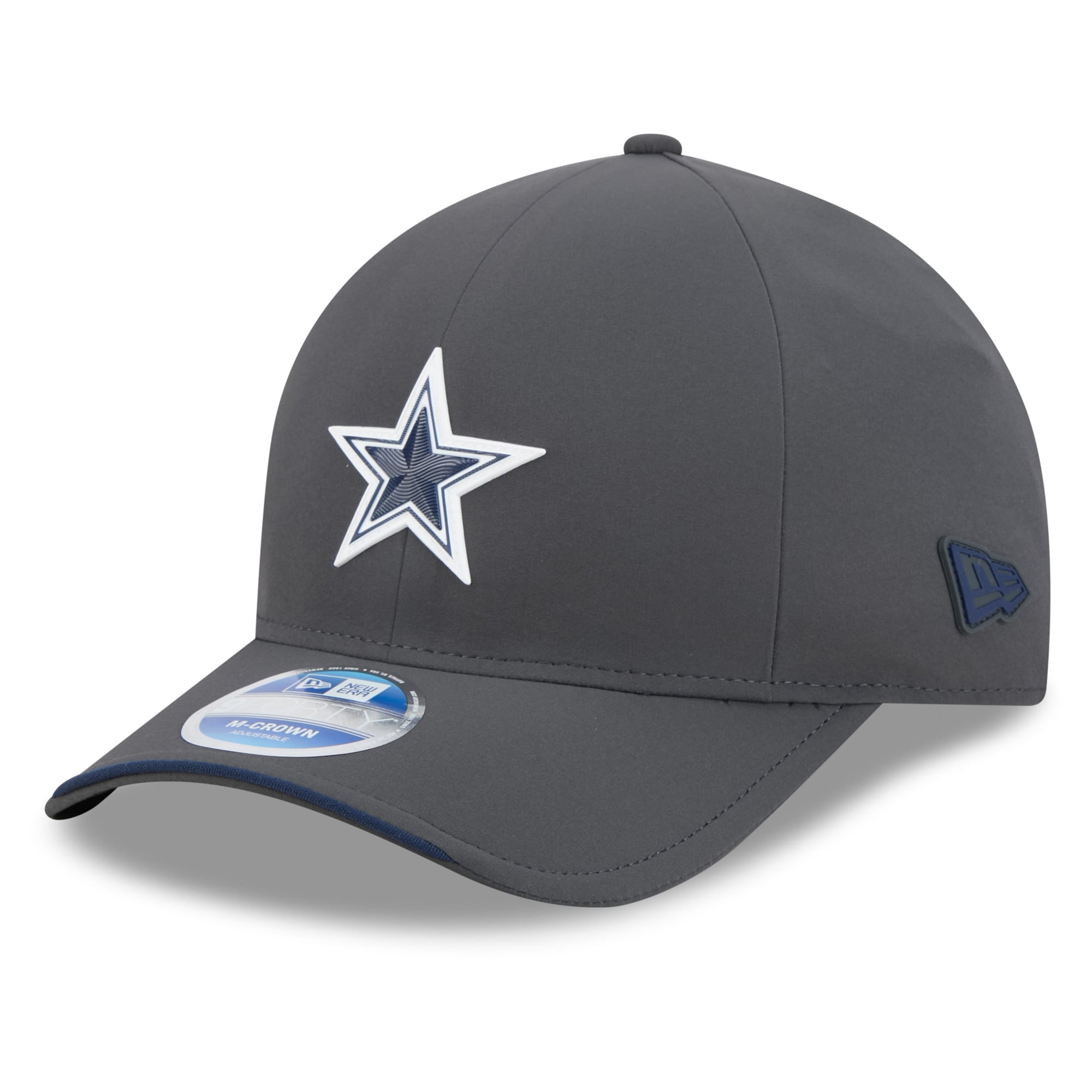 Casquette ajustable New Era 9FORTY M-Crown pour homme, couleur anthracite, Dallas Cowboys 2026, idéale pour les temps froids.