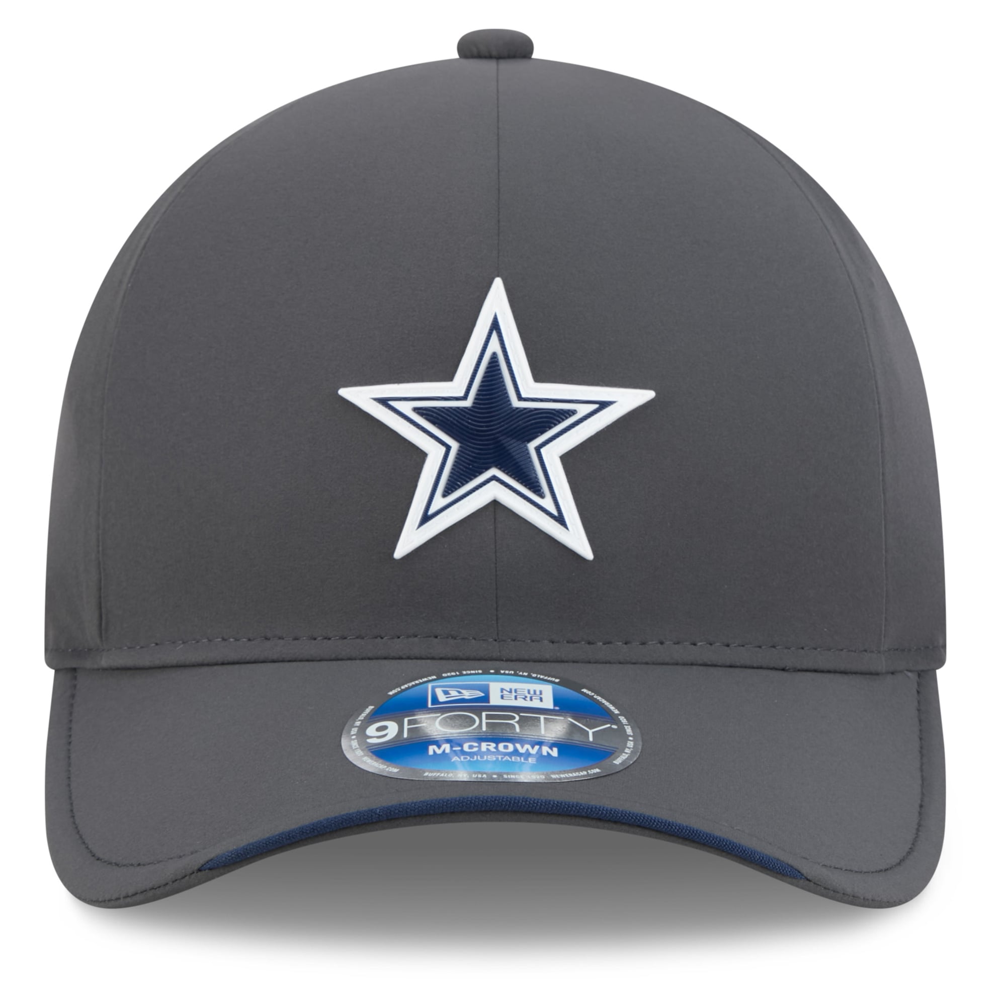 Casquette ajustable New Era 9FORTY M-Crown pour homme, couleur anthracite, Dallas Cowboys 2026, idéale pour les temps froids.