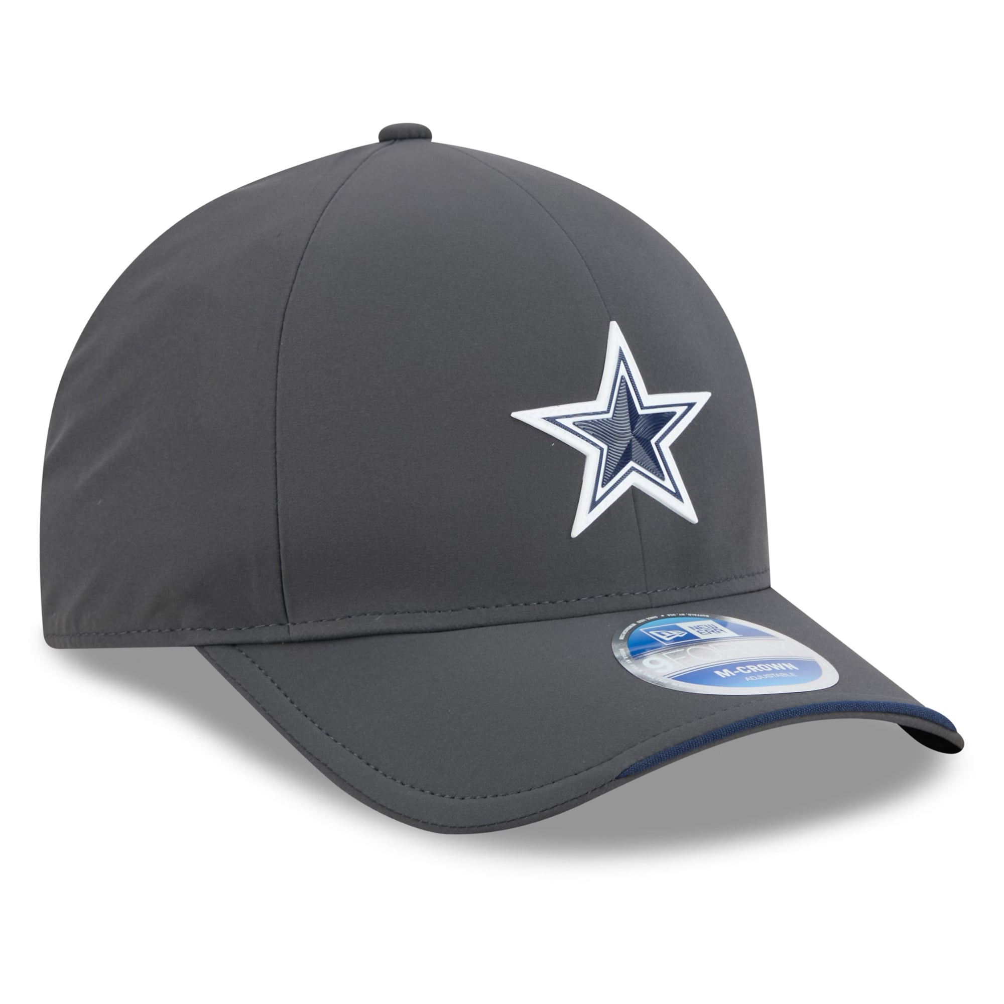 Casquette ajustable New Era 9FORTY M-Crown pour homme, couleur anthracite, Dallas Cowboys 2026, idéale pour les temps froids.