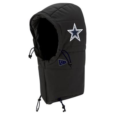 Dallas Cowboys New Era 2026 Sideline Cold Weather  Adjustable Quilted Hood - Charcoal