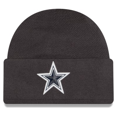 Dallas Cowboys New Era 2026 Sideline Cold Weather  Skully Knit Hat - Charcoal