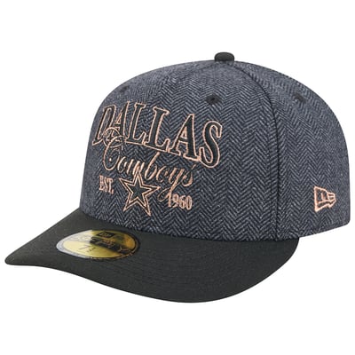 Dallas Cowboys New Era Faux Wool 59FIFTY Fitted Hat - Charcoal