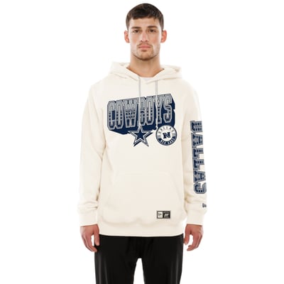  Dallas Cowboys New Era Dune Dust Hoodie - Cream