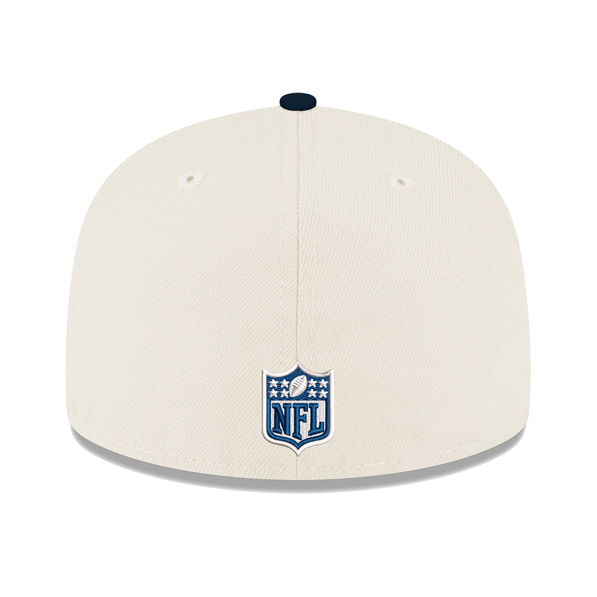 Casquette ajustée New Era crème/marine Dallas Cowboys 59FIFTY pour homme