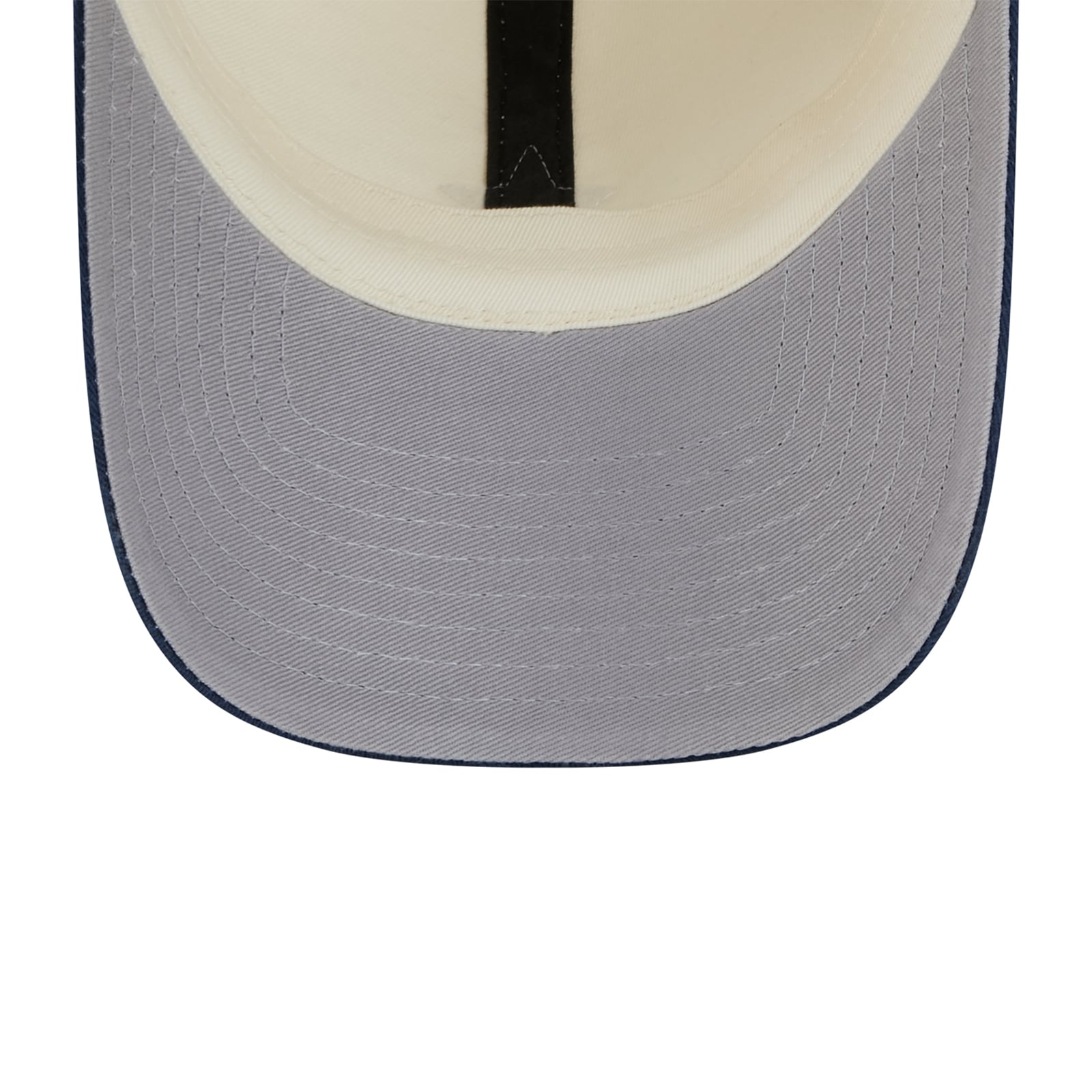 Men's New Era Cream/Navy Dallas Cowboys Micro 2-Tone Casual Classic Adjustable Hat