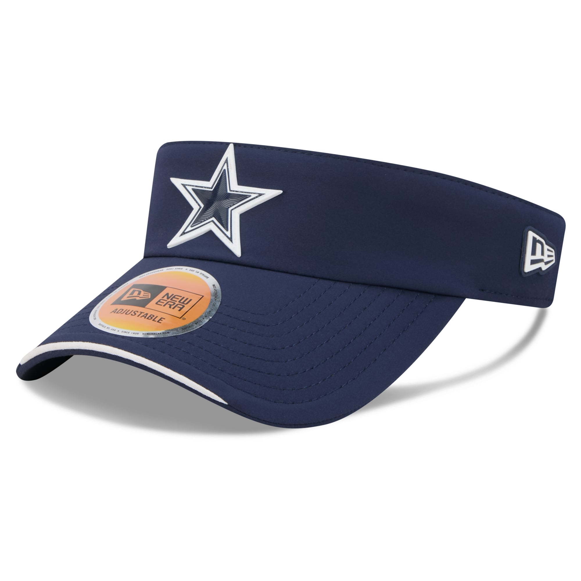 Men's New Era Navy Dallas Cowboys 2026 Sideline Adjustable Visor