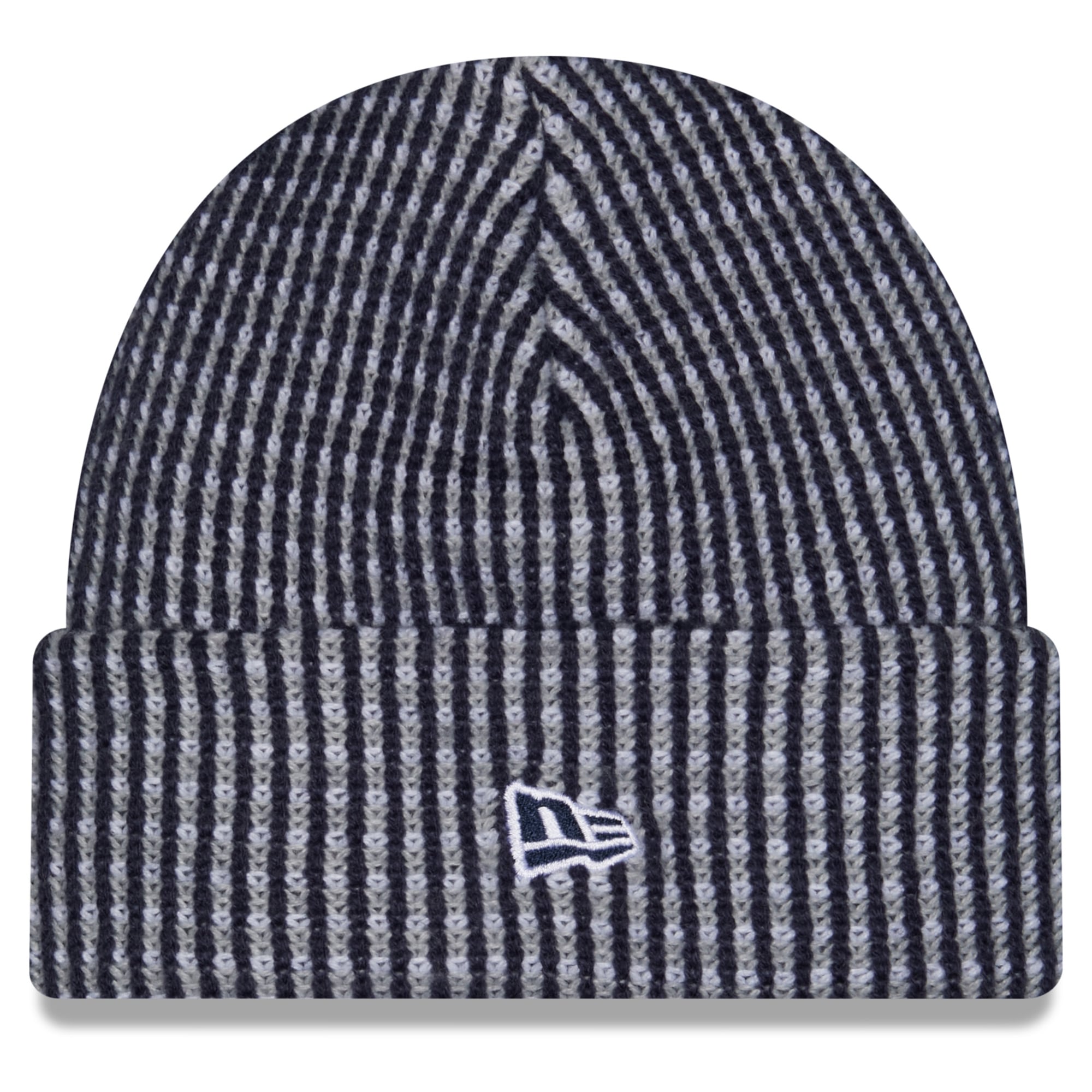 Men's New Era Navy Dallas Cowboys 2026 Sideline Cold Weather Throwback Cuffed Knit Hat