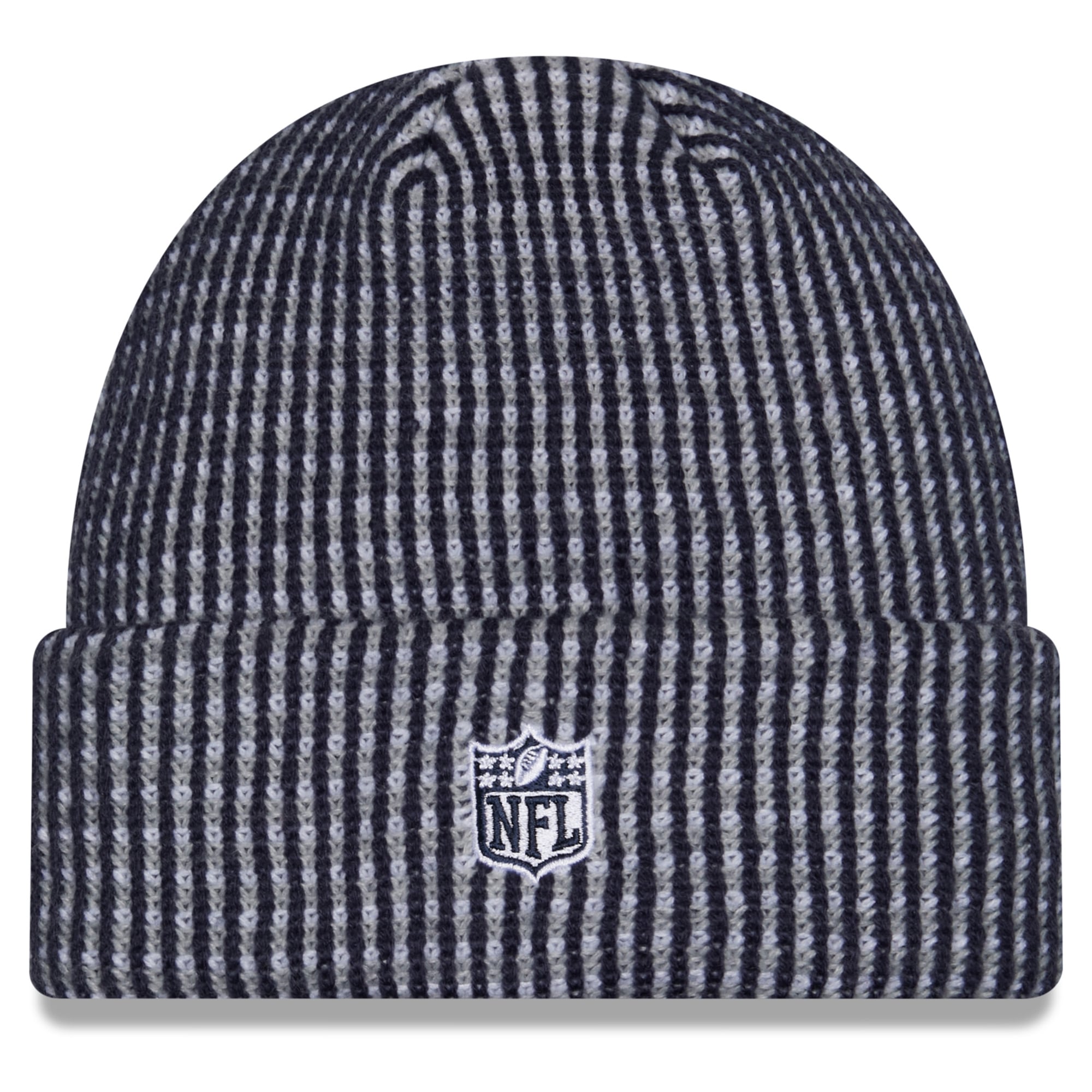Men's New Era Navy Dallas Cowboys 2026 Sideline Cold Weather Throwback Cuffed Knit Hat