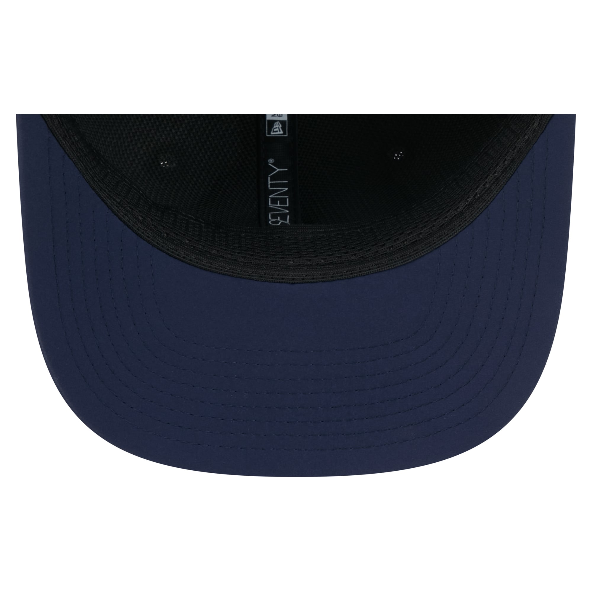 Casquette ajustable New Era Dallas Cowboys 2026 Sideline Throwback 9SEVENTY bleu marine pour homme