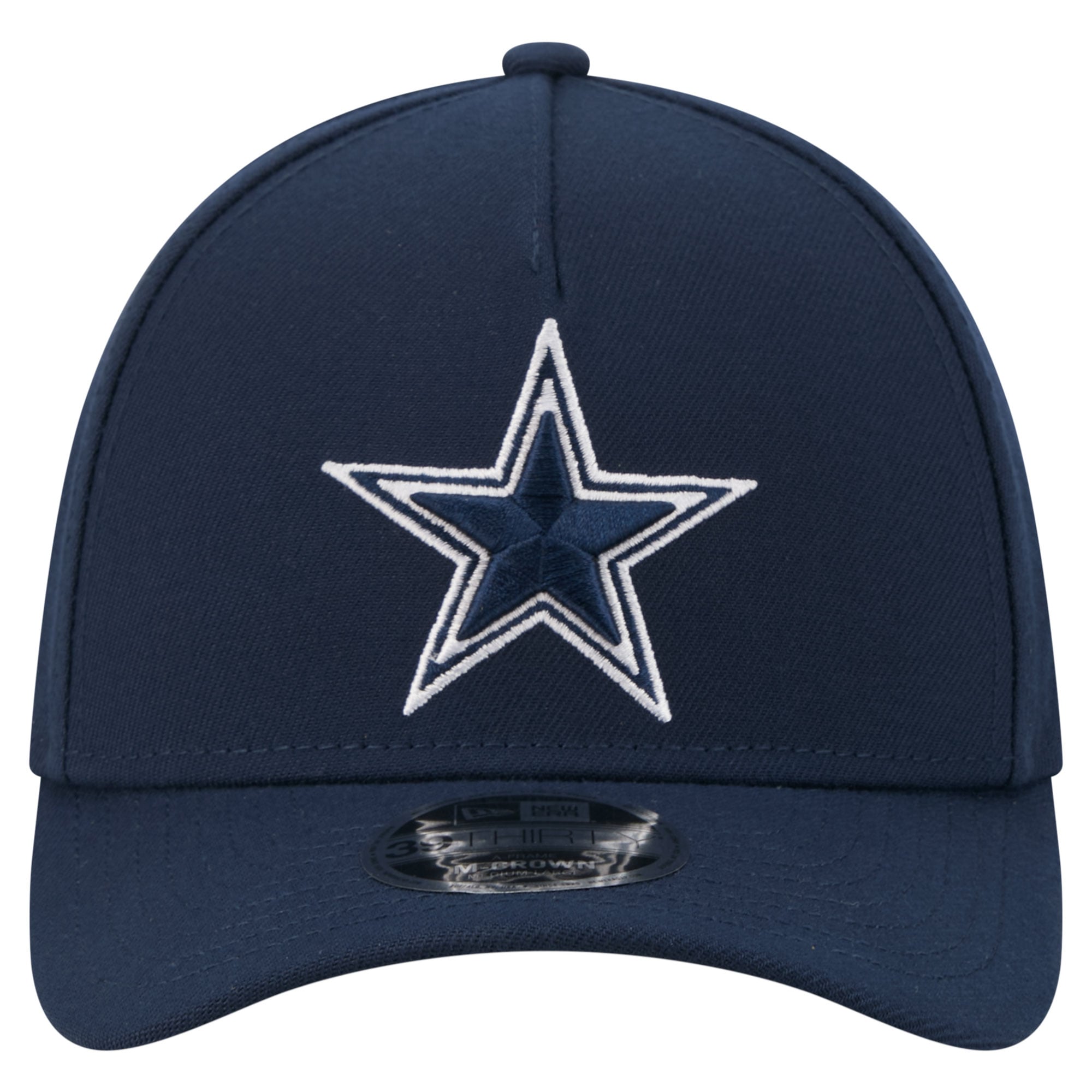 Men's New Era Navy Dallas Cowboys 39THIRTY M-Crown A-Frame Stretch Hat