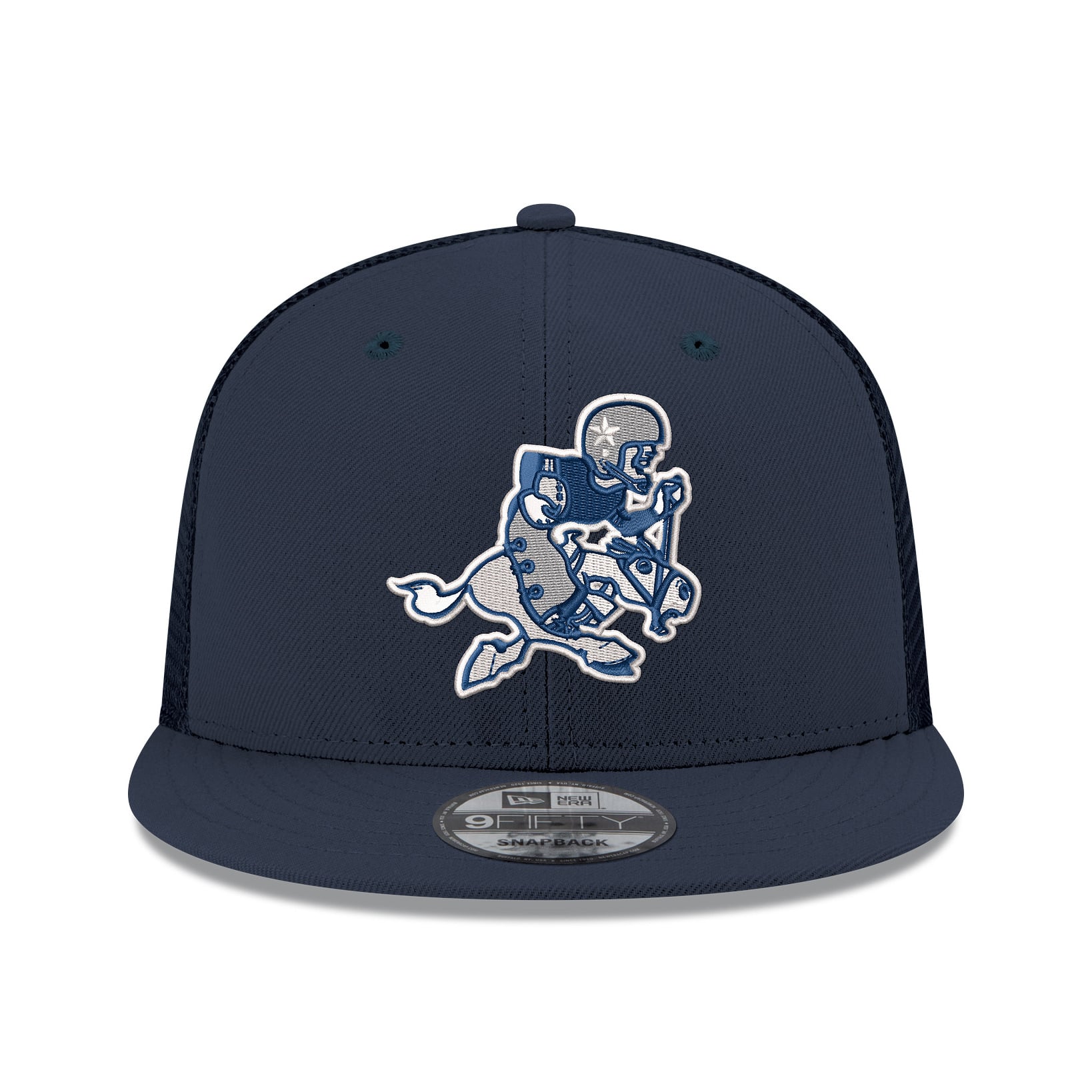 Men's New Era Navy Dallas Cowboys Core Team 9FIFTY Trucker Snapback Hat