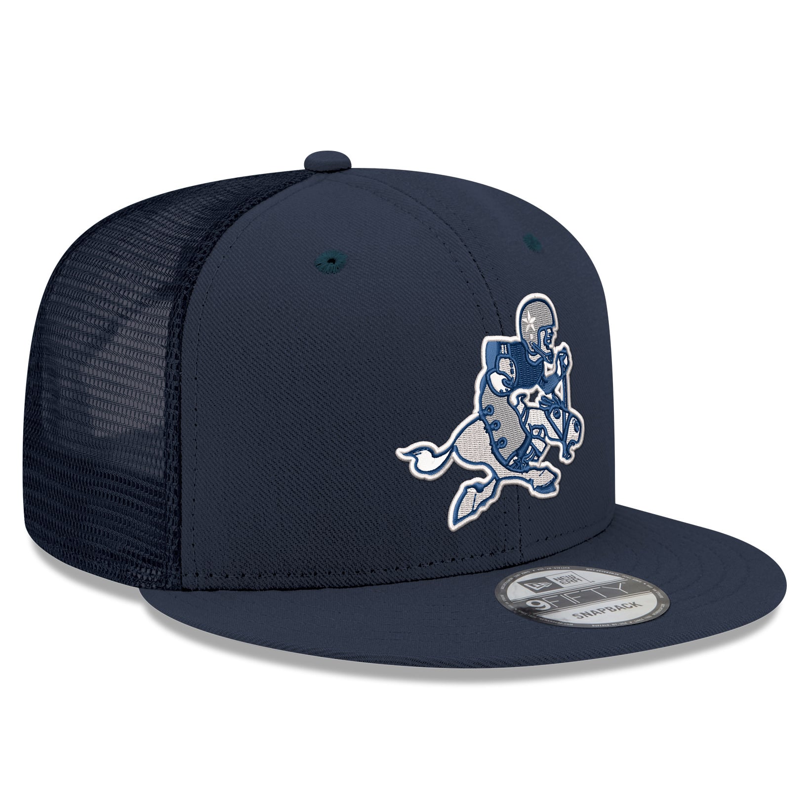 Men's New Era Navy Dallas Cowboys Core Team 9FIFTY Trucker Snapback Hat