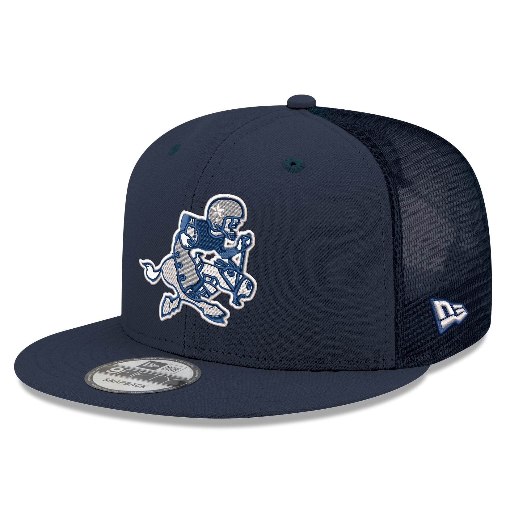 Men's New Era Navy Dallas Cowboys Core Team 9FIFTY Trucker Snapback Hat
