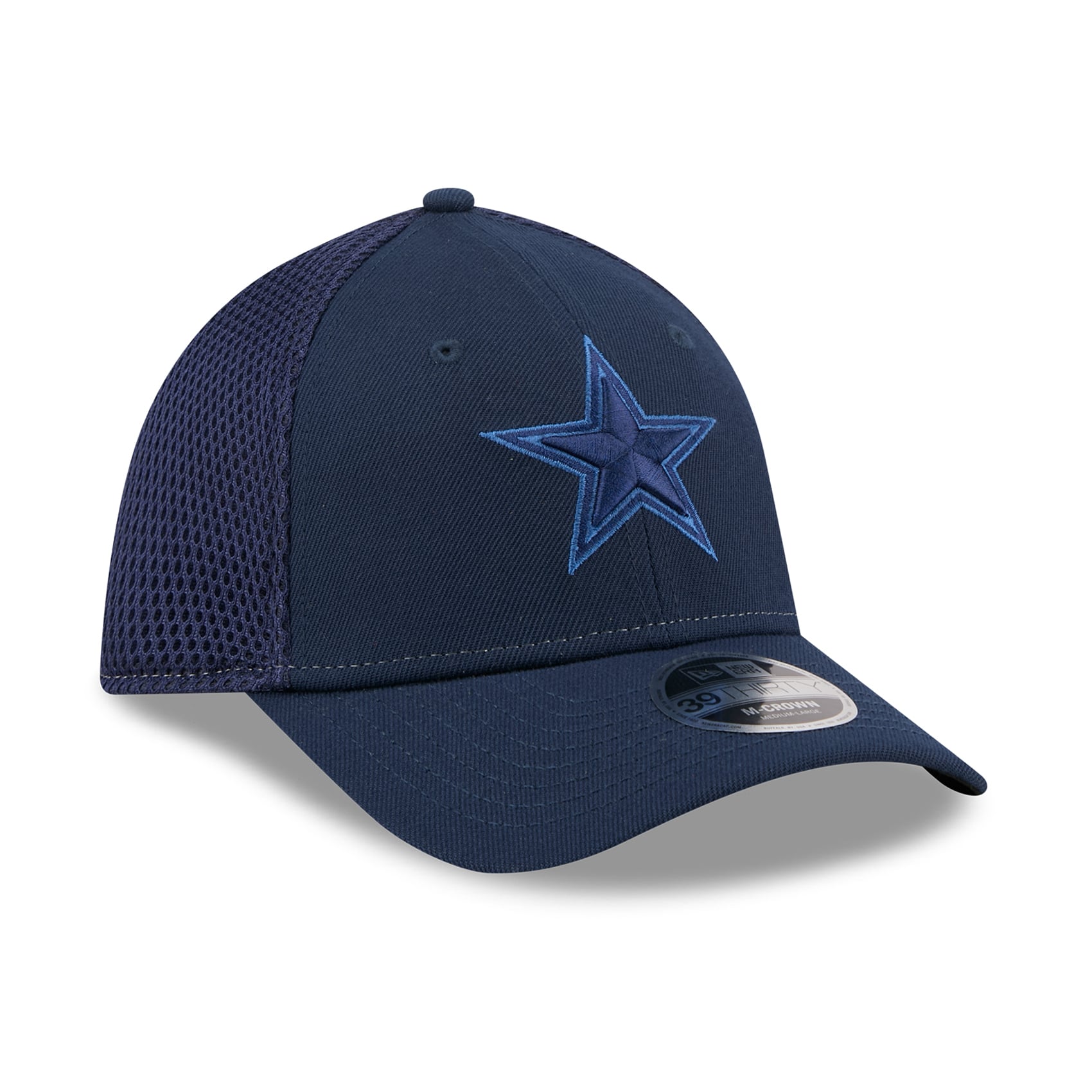 Casquette New Era Neo 39THIRTY M-Crown Flex bleu marine pour homme