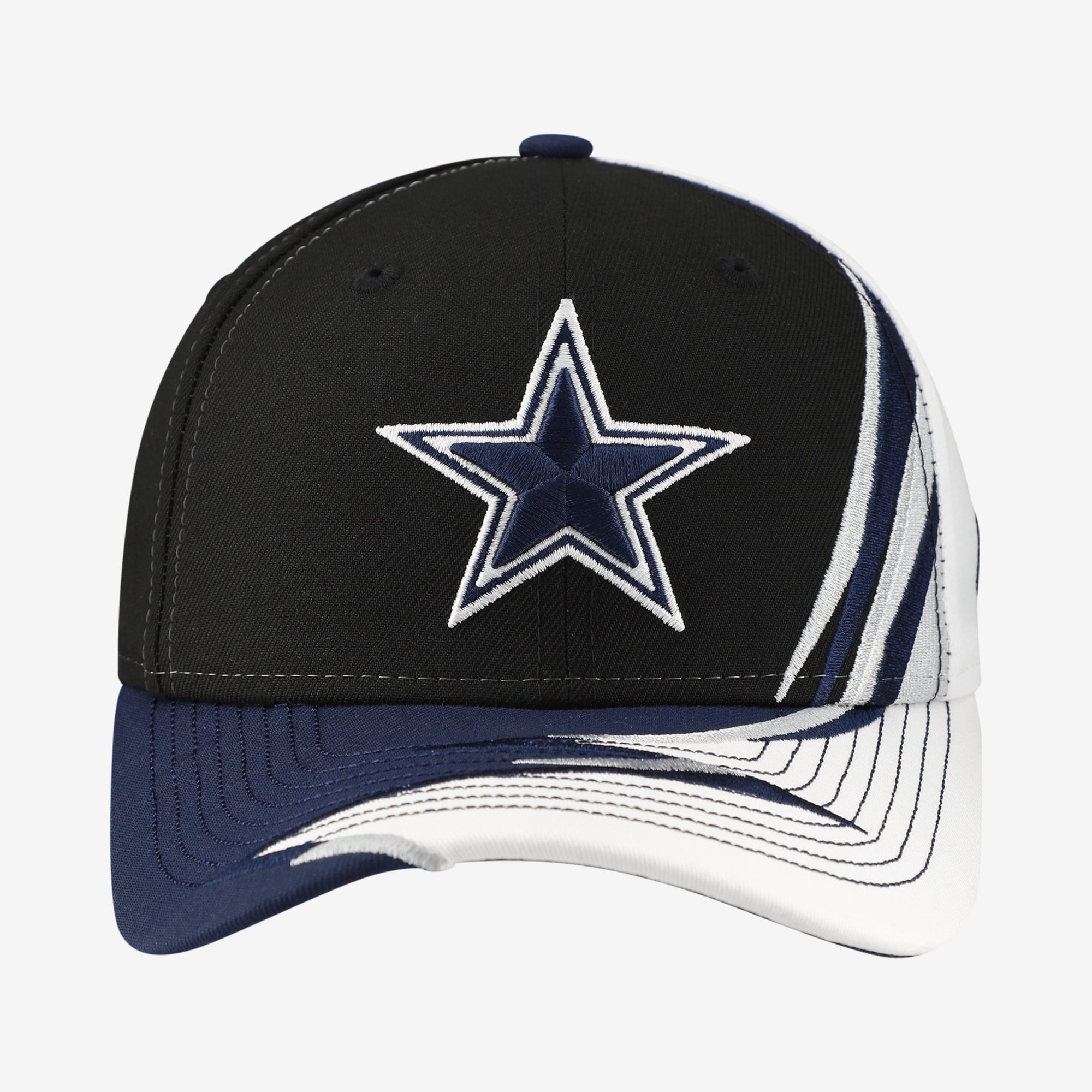 Casquette ajustable New Era bleu marine et blanche Dallas Cowboys pour homme (réf. 9SEVENTY)