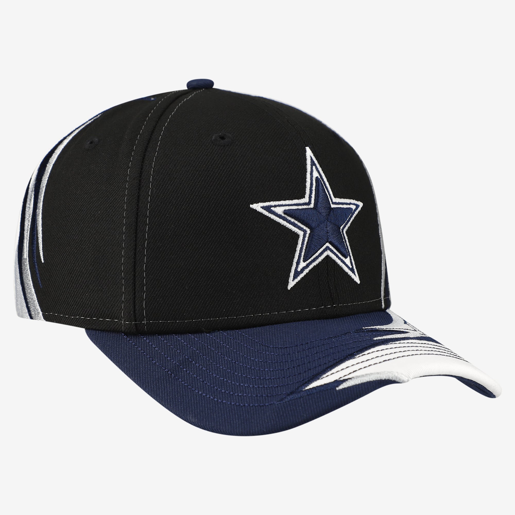 Casquette ajustable New Era bleu marine et blanche Dallas Cowboys pour homme (réf. 9SEVENTY)