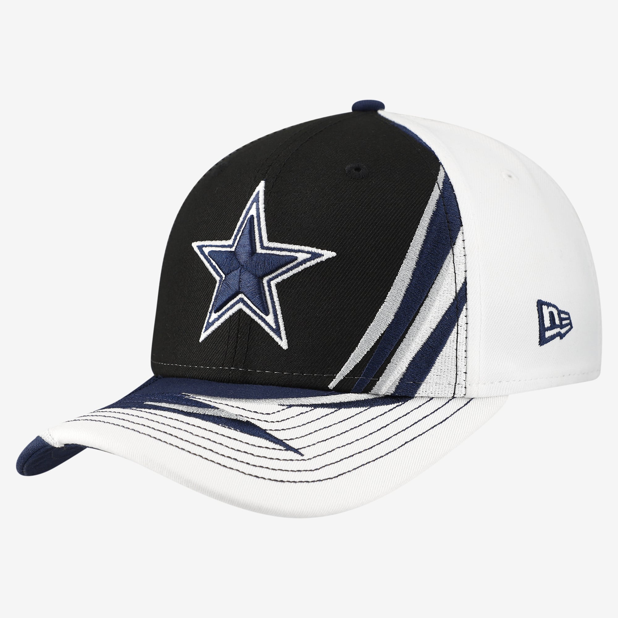 Casquette ajustable New Era bleu marine et blanche Dallas Cowboys pour homme (réf. 9SEVENTY)