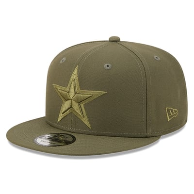 Dallas Cowboys New Era Color Pack 9FIFTY Snapback Hat - Olive