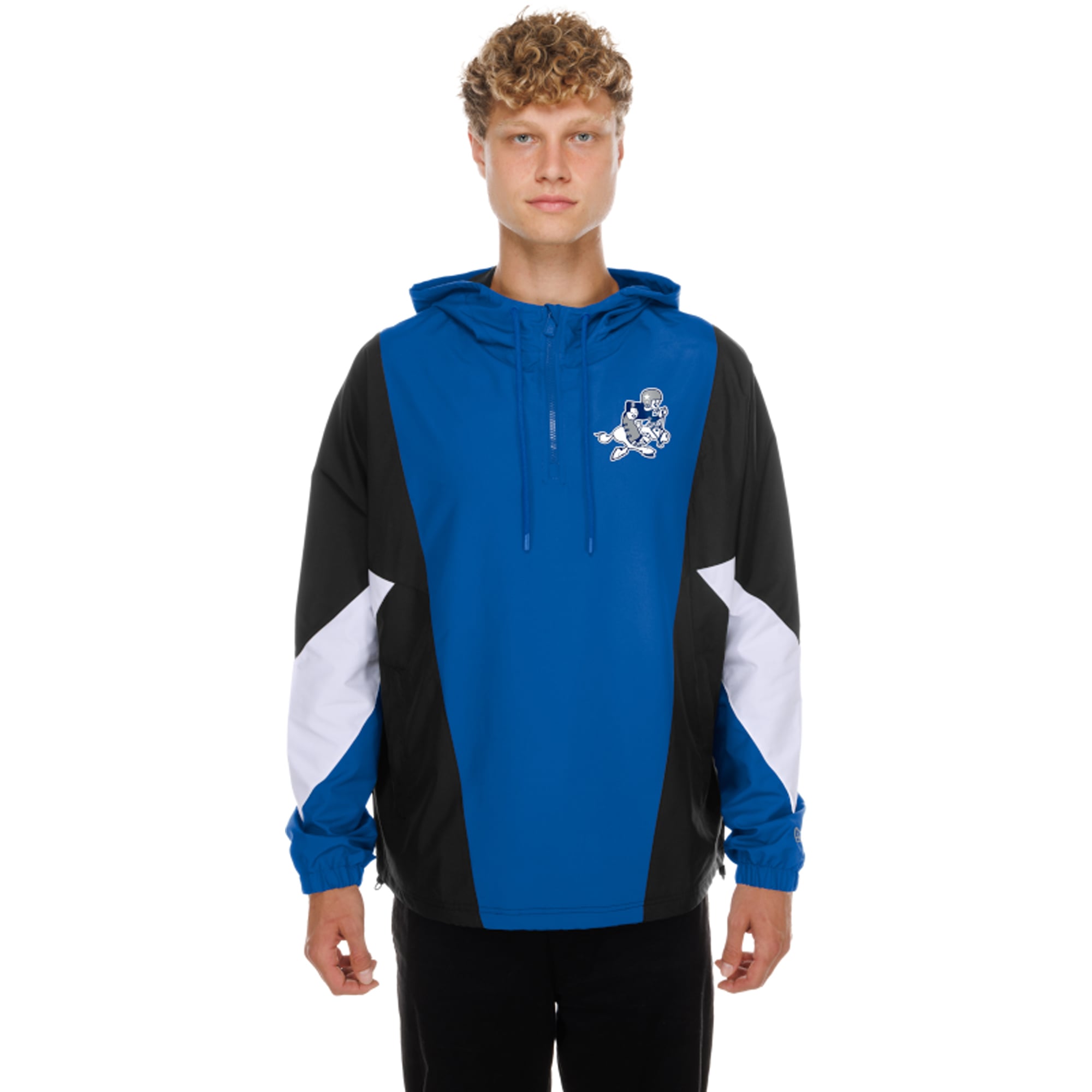 Men's New Era Royal Dallas Cowboys Quarter-Zip Windbreaker Jacket