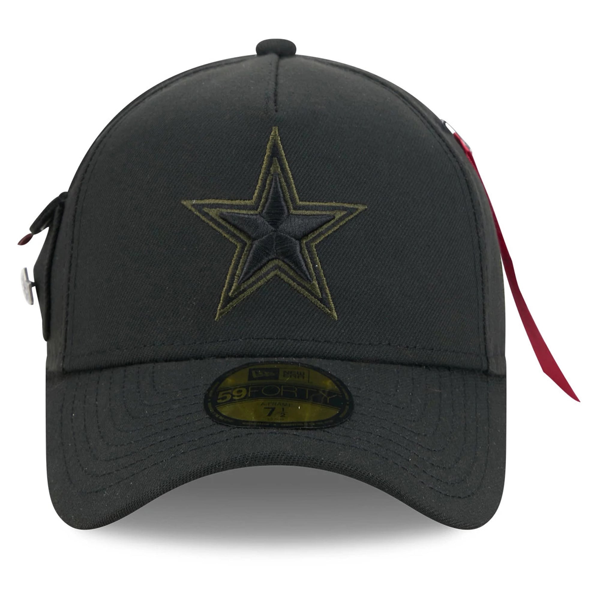 Casquette ajustée New Era x Alpha Industries Dallas Cowboys noire à monture A-Frame 59FORTY pour homme