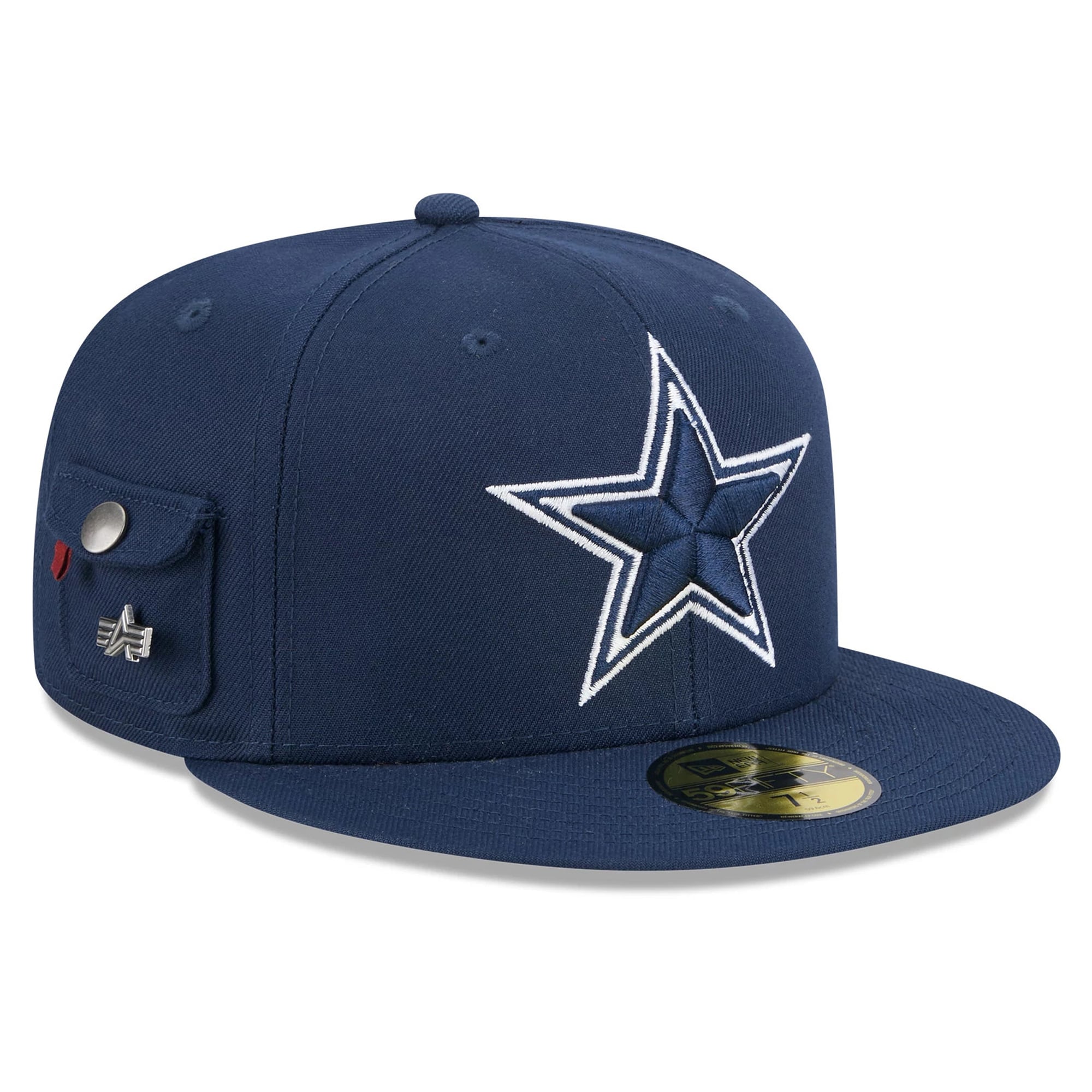 Casquette ajustée New Era x Alpha Industries Dallas Cowboys bleu marine 59FIFTY pour homme