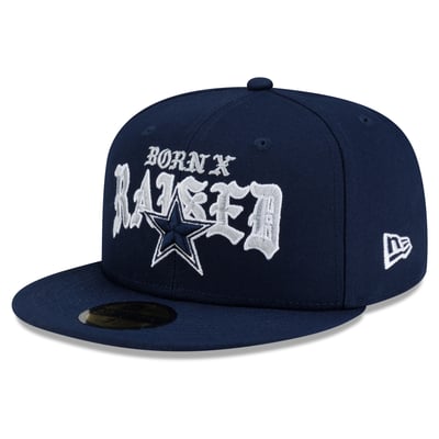 Dallas Cowboys New Era x Born x Raised 59FIFTY Fitted Hat - Navy