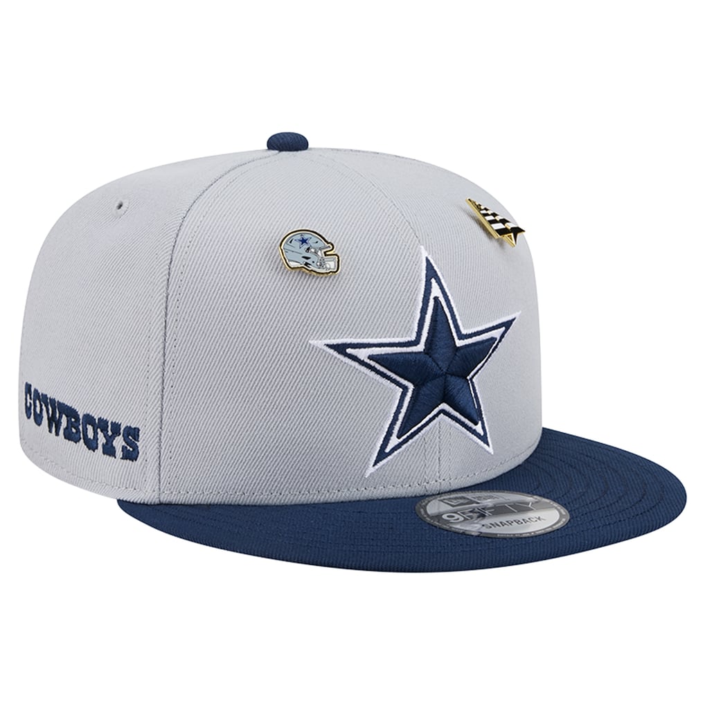 Men's New Era x Paper Planes Gray/Navy Dallas Cowboys 9FIFTY Snapback Hat