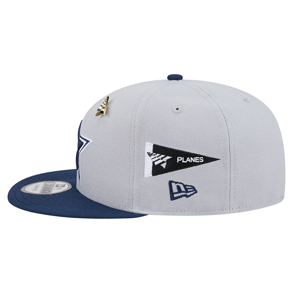 Men's New Era x Paper Planes Gray/Navy Dallas Cowboys 9FIFTY Snapback Hat