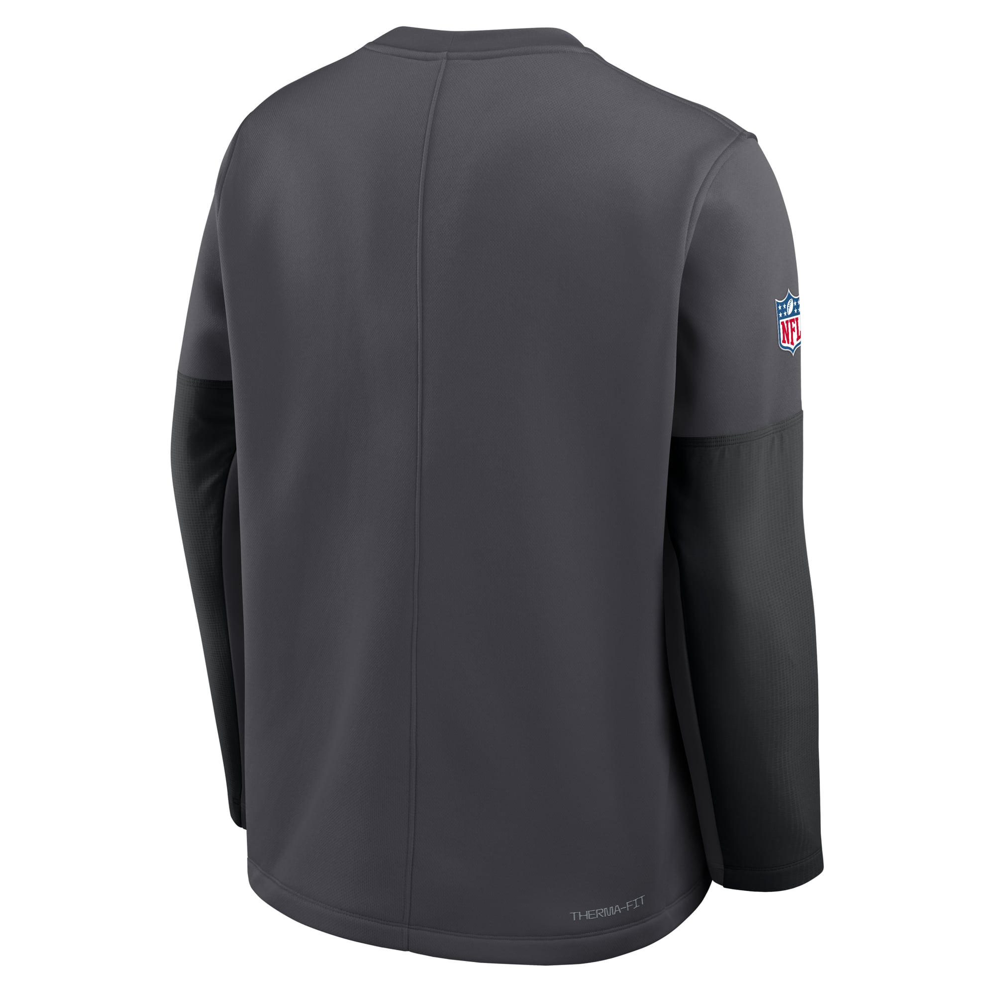 Men's Nike White Dallas Cowboys Sideline Coaches Midweight Therma-FIT Crew Pullover