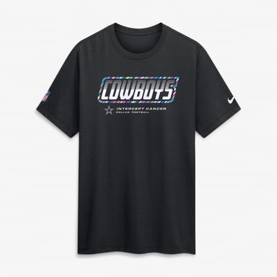 Dallas Cowboys Nike 2026 NFL Crucial Catch Tri-Blend Dri-FIT T-Shirt - Black