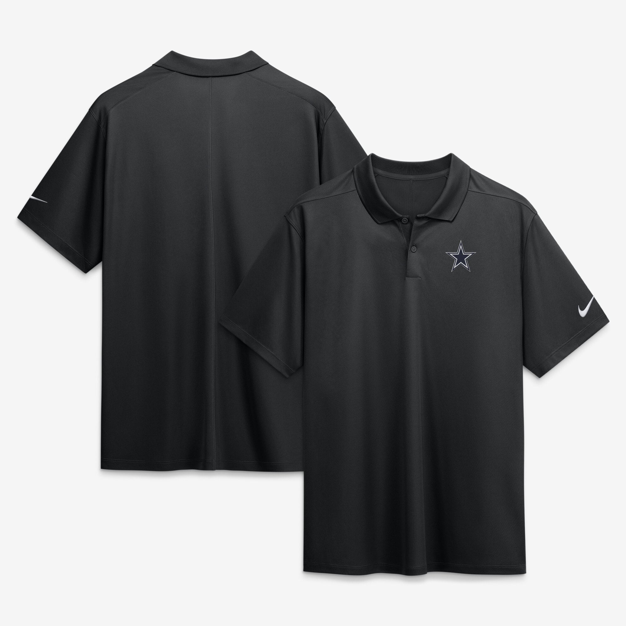 Polo Nike Dri-FIT Victory noir Dallas Cowboys pour homme