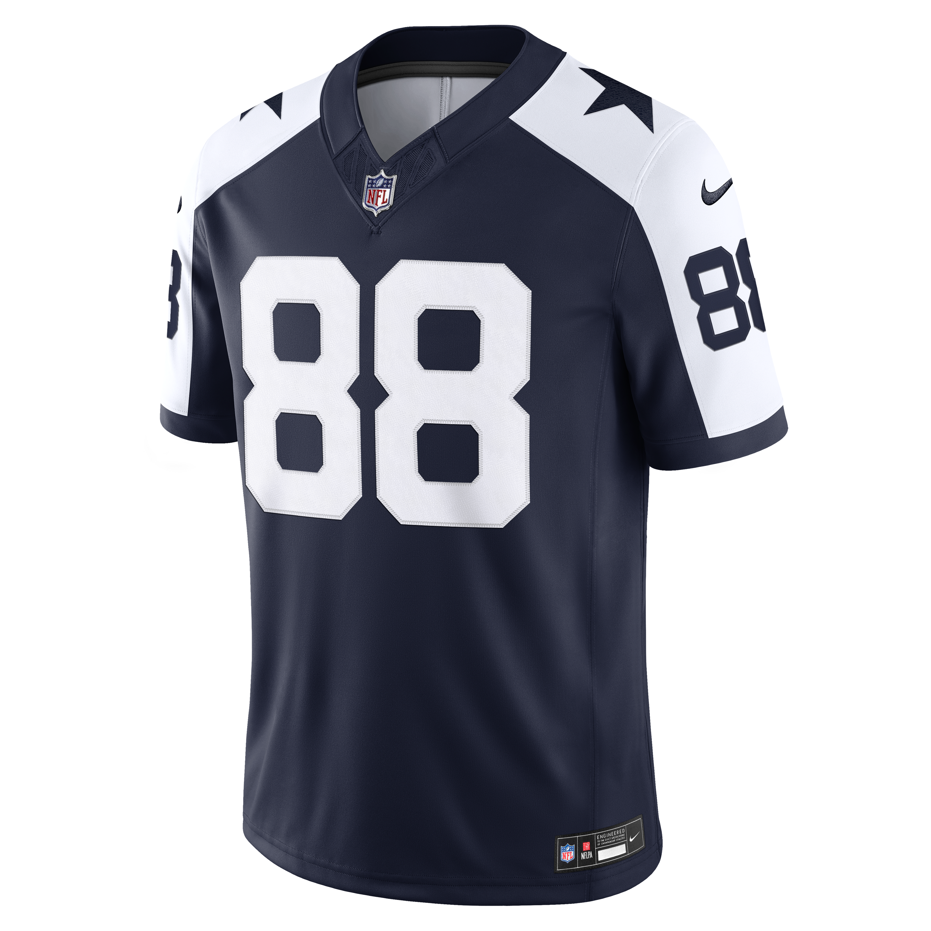 Men's Nike CeeDee Lamb Navy Dallas Cowboys Alternate Vapor F.U.S.E. Stitched Limited Jersey