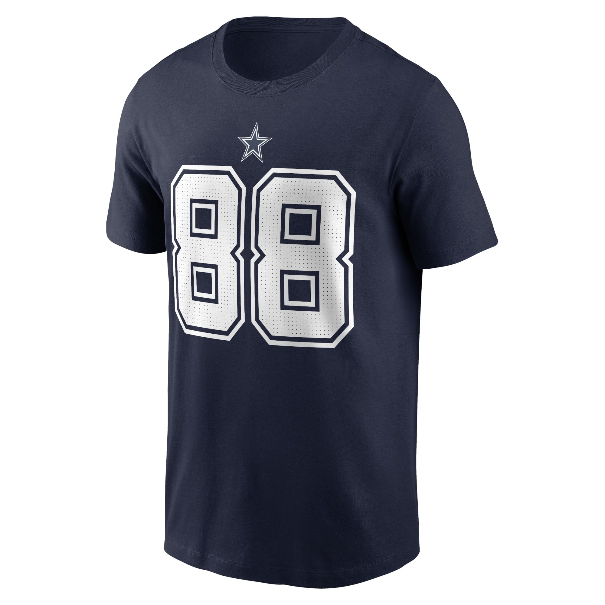 Men's Nike CeeDee Lamb Navy Dallas Cowboys Name & Number T-Shirt